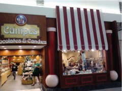 Canipe's Candies Awnings